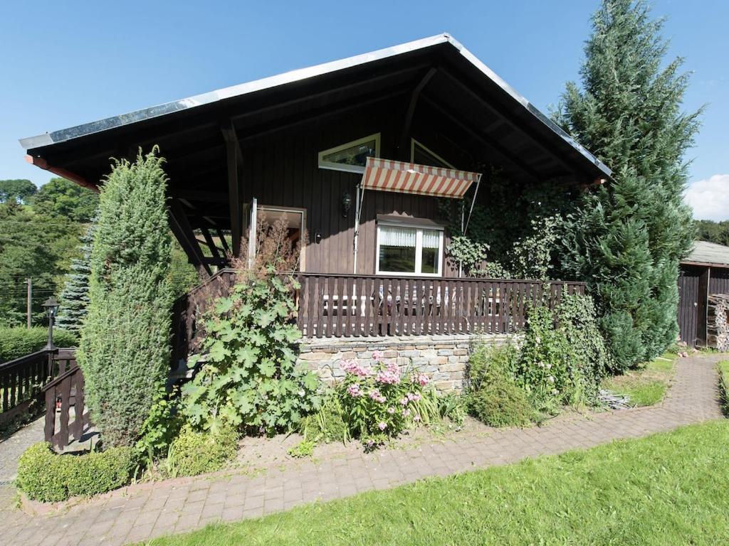 Homey Chalet in Breitenbrunn Rittersgrun with Terrace Exterior foto